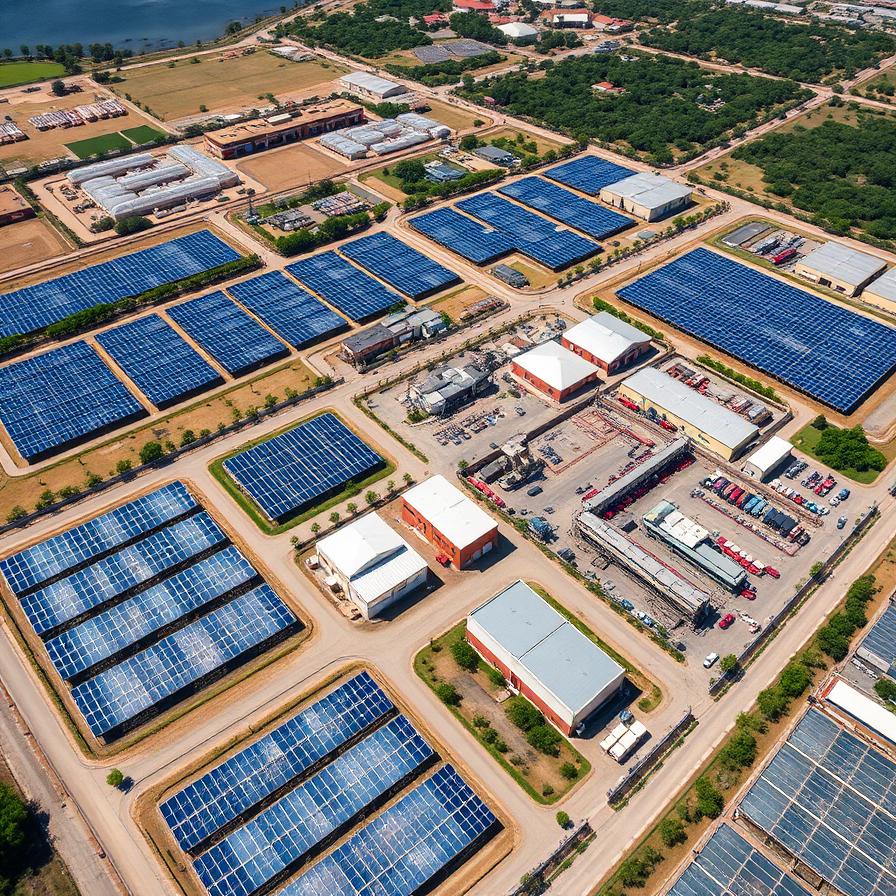 Planta agroindustrial mexicana con sistema solar fotovoltaico a gran escala